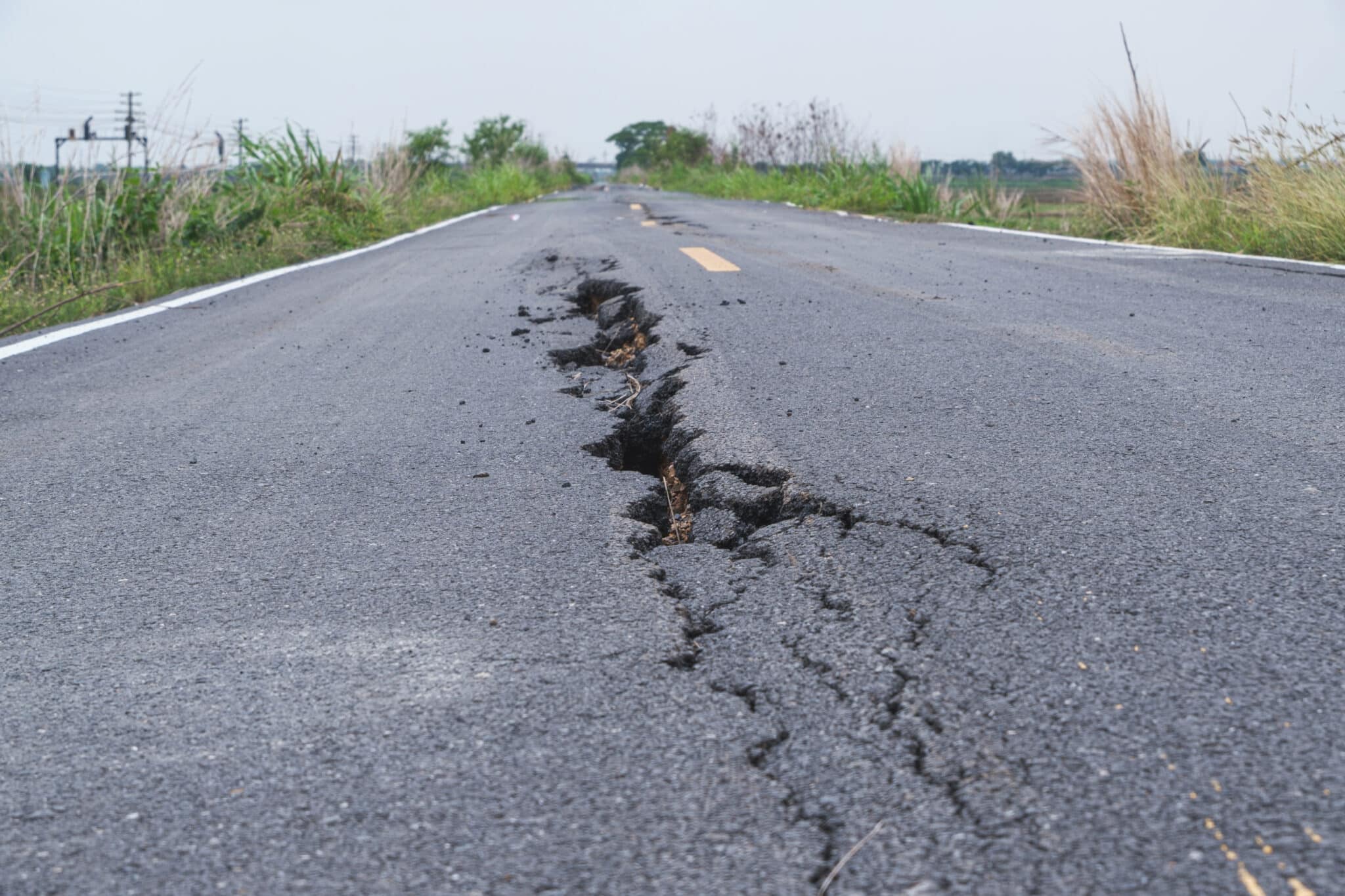 asphalt damage road cracking