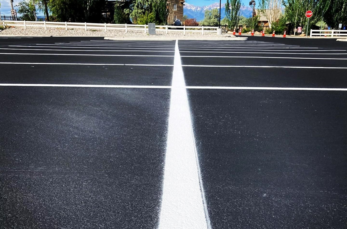 Applying Pavement and Parking Lot Markings